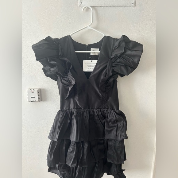 NWT Aje Allegro Bon Bon Ruffle Mini Dress - Size US 10 - Picture 9 of 11